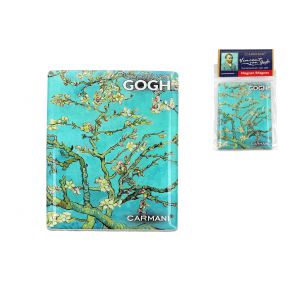 Magnes Carmani 5x7cm V. van Gogh, Kwitnący migdałowiec